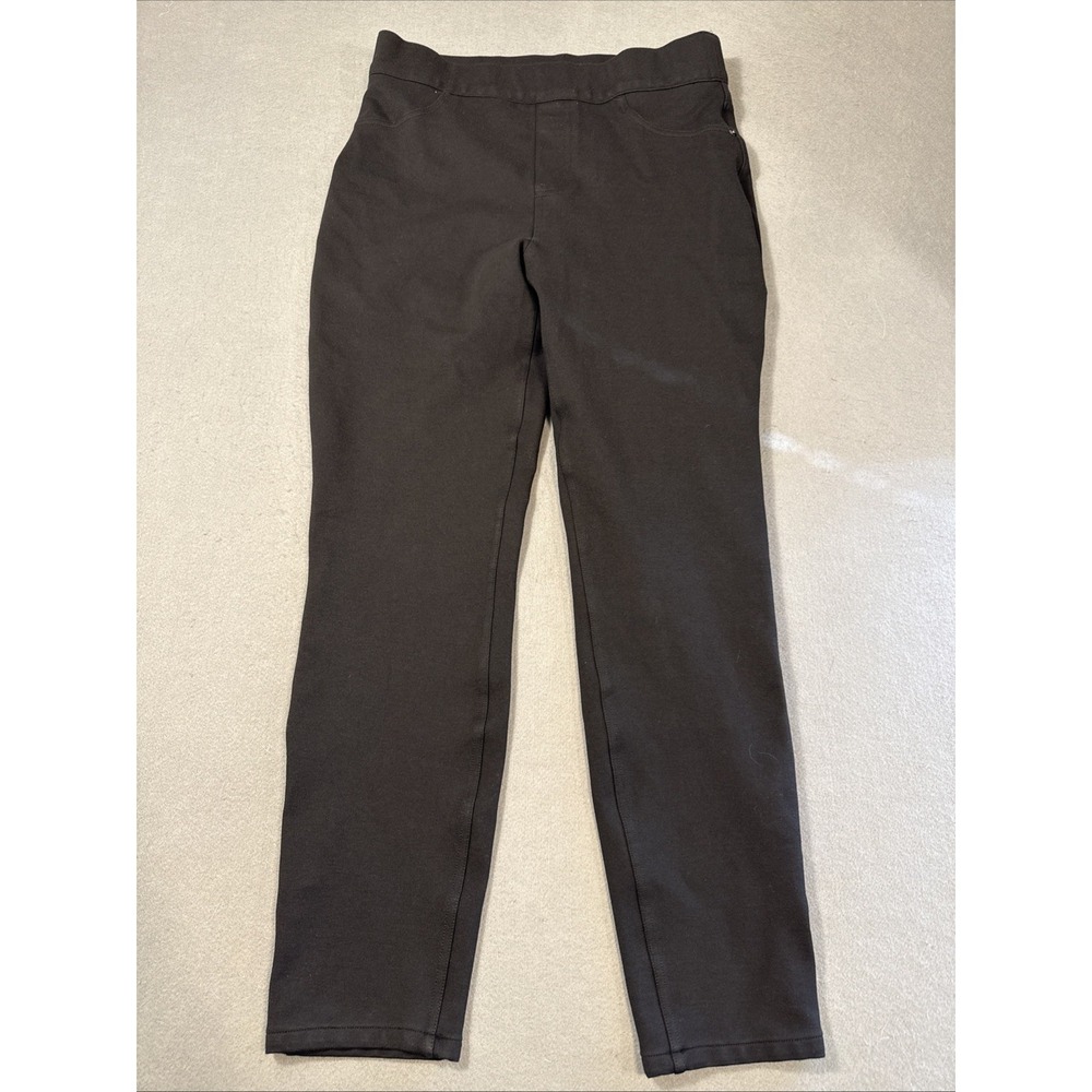 Spanx Women's Size Large Tall Black The Perfect Ankle FAUX Pocket Stretch Pants